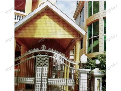 香河小区不锈钢庭院门10