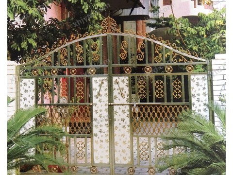 香河滑动不锈钢庭院门06