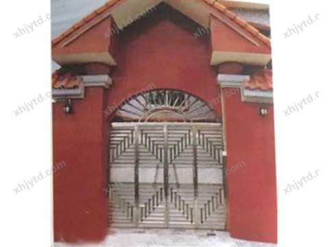 北京豪华别墅不锈钢庭院门05