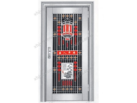 北京优质不锈钢单开防盗门07