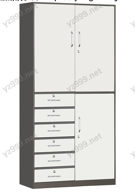 偏六屉铁门柜-18