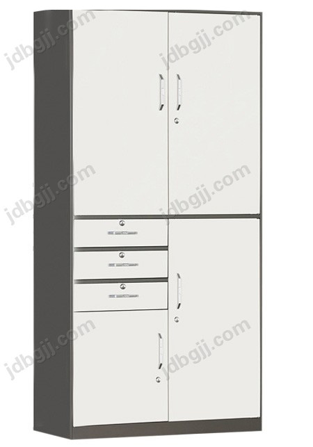 偏三屉铁门柜-17