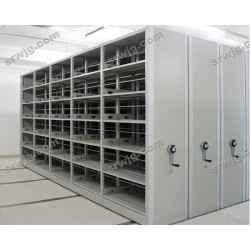 三立柱铝合金侧面板密集架
