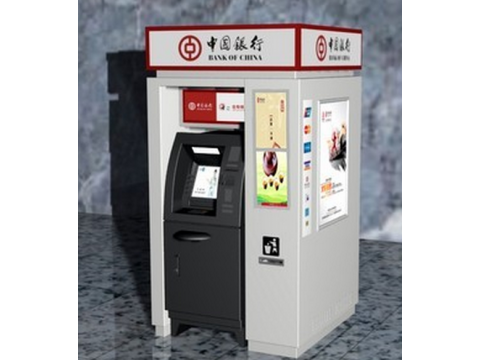 香河中国银行取款机外壳，ATM自助取款机，廊坊自助存款机外壳