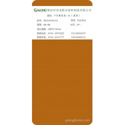 户外黄亚光-31（真空）