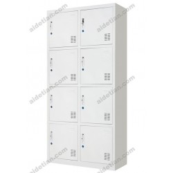 八门更衣柜 办公文件柜 铁皮柜 档案柜