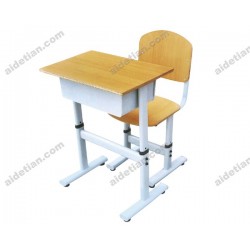 江苏学生课桌椅 方管升降单人课桌
