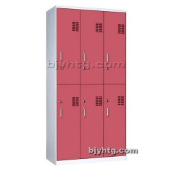 六门更衣柜  浴室柜 六门员工柜