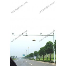 监控杆 小区不锈钢监控立杆