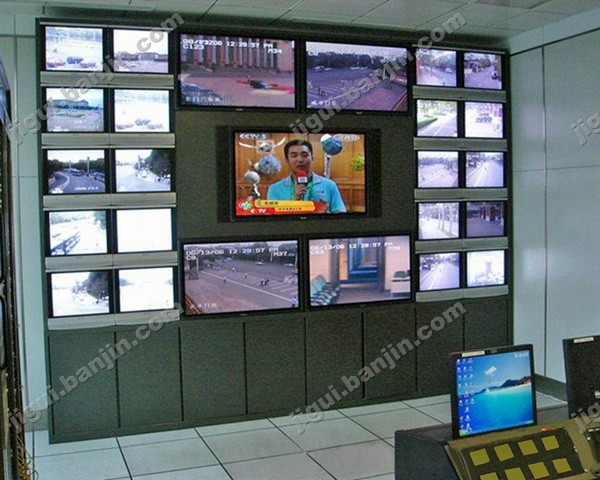 电视墙 网络监控机柜显示器
