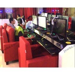 网吧效果图 网吧沙发