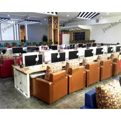网吧效果图 网咖电脑桌异型桌