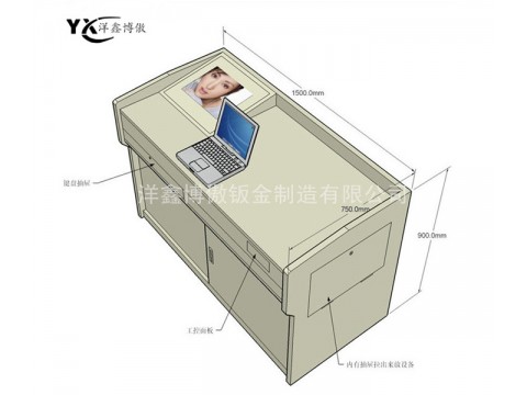 讲台 媒体塑钢制结合讲