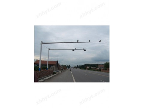 西安道路立杆 枪机监控杆.