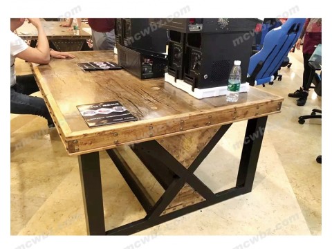 网吧桌椅 网咖桌椅后置机箱 可定制网吧桌椅