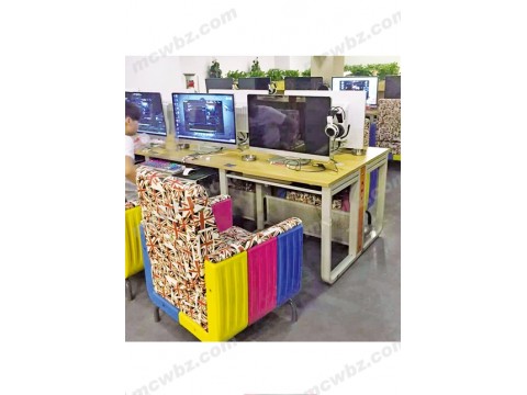 网吧沙发 网咖专用桌椅沙发