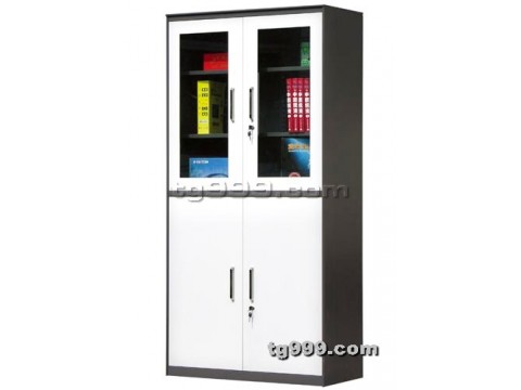 玻璃平开柜 抽屉资料柜