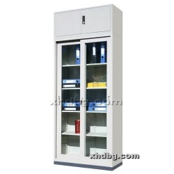 整体移门玻璃加顶柜 特价资料柜