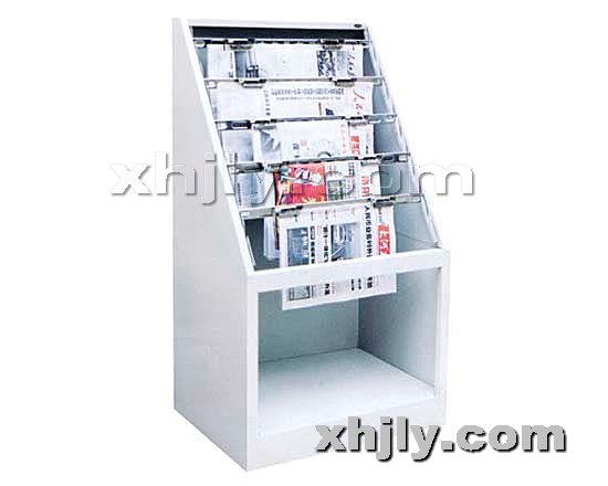 北京金利源图书展示架 十格报纸斜挂柜
