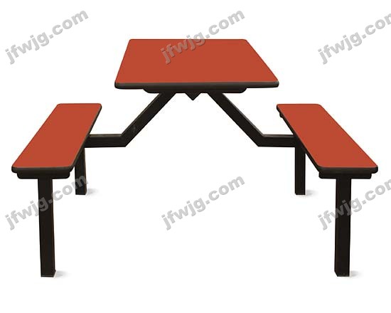 香河厂家直销 不锈钢一体快餐桌椅