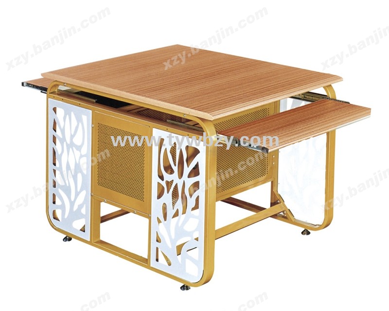 香河鑫之源电脑桌 钢化玻璃网吧桌椅蜂窝网咖桌
