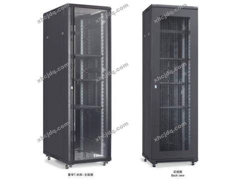 香河创佳豪华T1机柜  1.2米机柜网络音响交换机监控机柜