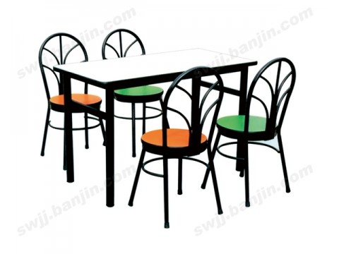 厂家直销玻璃钢快餐桌椅 奶茶店餐桌椅 休闲厅桌椅 户外餐桌