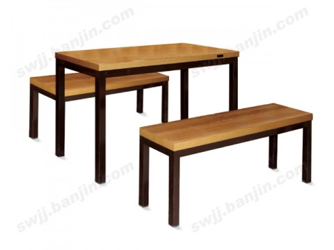 长方形饭桌 休闲咖啡桌 现代小户型餐台 新中式餐桌