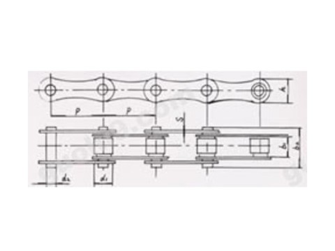 双节距精密滚子链