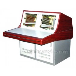 双联拼装操作台 液晶监控台 嵌入式监控台机柜