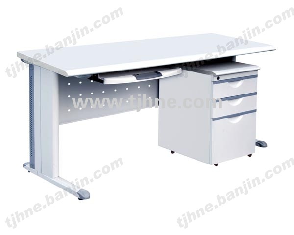 钢制电脑桌 特价单人办公桌 办公家具工作台写字台 钢制办公桌