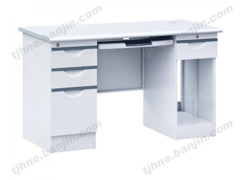 北京钢制办公桌 加厚钢制电脑桌 铁皮桌子带抽屉电脑桌 写字台