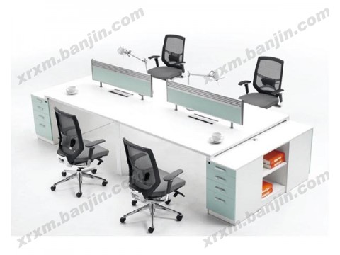 职员办公桌 现代简约电脑桌 屏风员工桌
