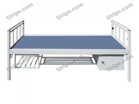 天津帅林格尔铁艺床 带柜带鞋架单人床