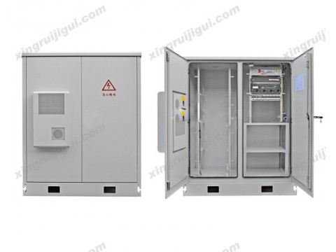 天津户外通信机柜二单元户外柜 通讯站