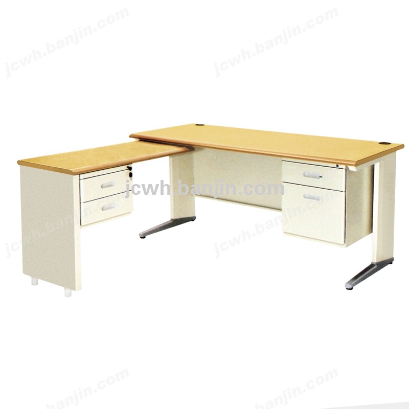 现代主管桌 钢木领导电脑桌