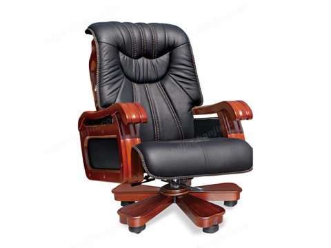 老板椅 真皮电脑椅 实木大班椅