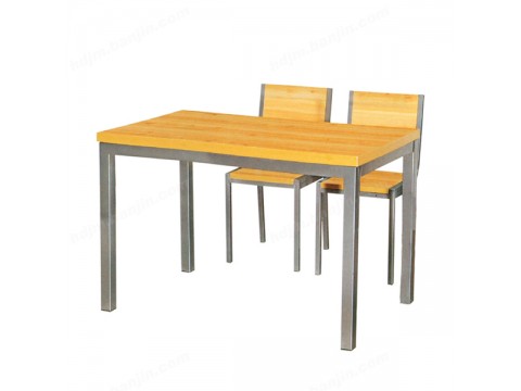 简约现代餐桌 长方形实木质家用小户型饭桌