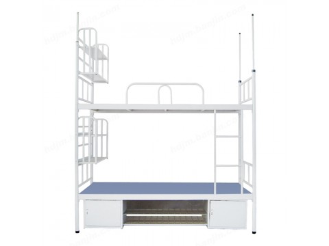 北京花都家美双层床钢制高低床 公寓床