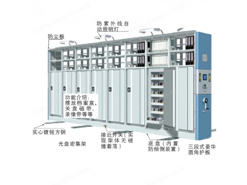 北京花都家美智能档案密集架 自动密集架