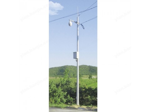 大厂亿安摄像机立杆 道路监控杆08