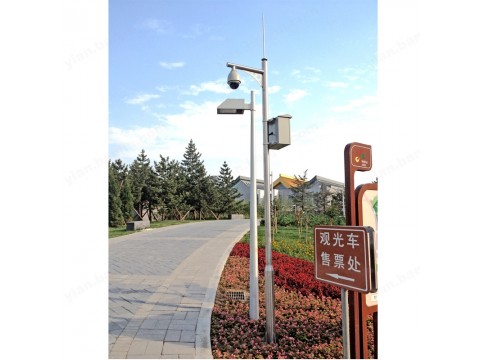 大厂亿安公园防盗监控立杆03