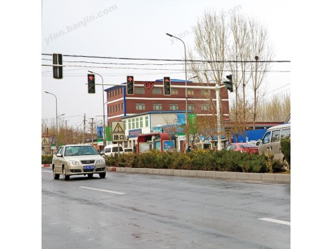 大厂亿安照明球机监控杆道路监控杆