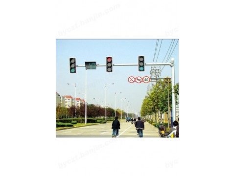 道路交通监控立杆 红路灯八角立杆20