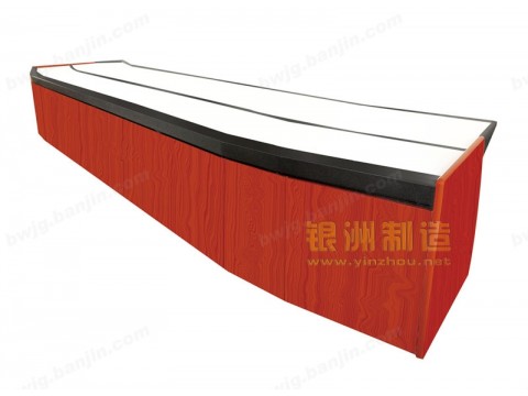 北京博文红色木制操作台305