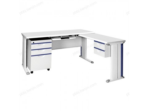 香河直销钢制电脑桌 转角电脑桌 职员办公桌 工作台 微机桌