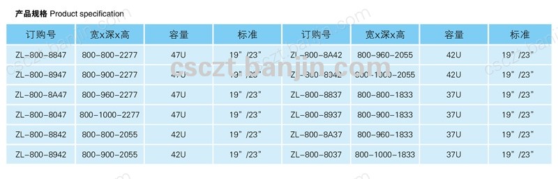2米机柜 网络机柜服务器机柜