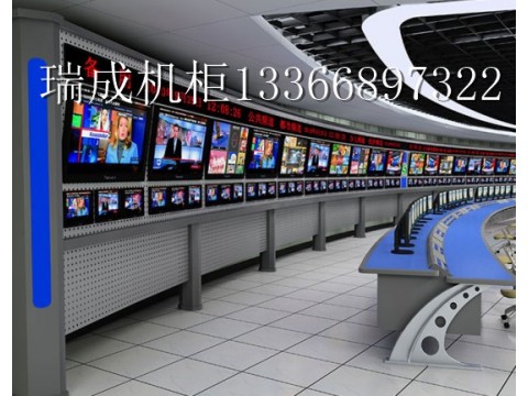 监控电视墙柜定制做操作台无缝拼接屏壁挂电视墙机柜厂家