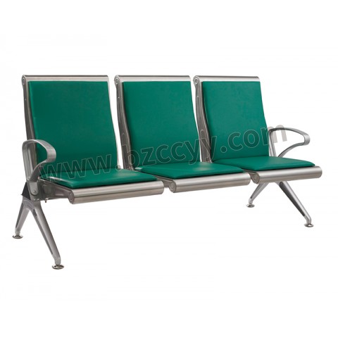 E11 铝合金扶手优质西皮坐垫排椅
