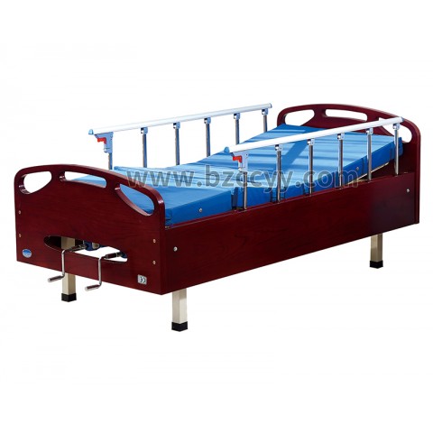A18 实木床头床框双摇护理床